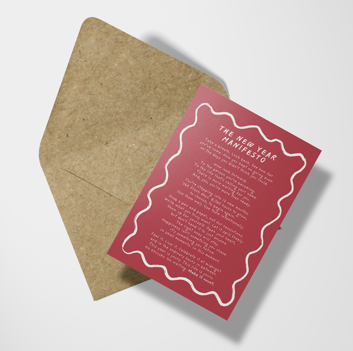 New Year Manifesto Card