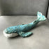 Medium Blue Ceramic Whale
