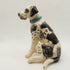 Ceramic Harlequin Great dane dog sculpture