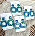 Ocean Dream Collection Square Polymer Clay Earrings