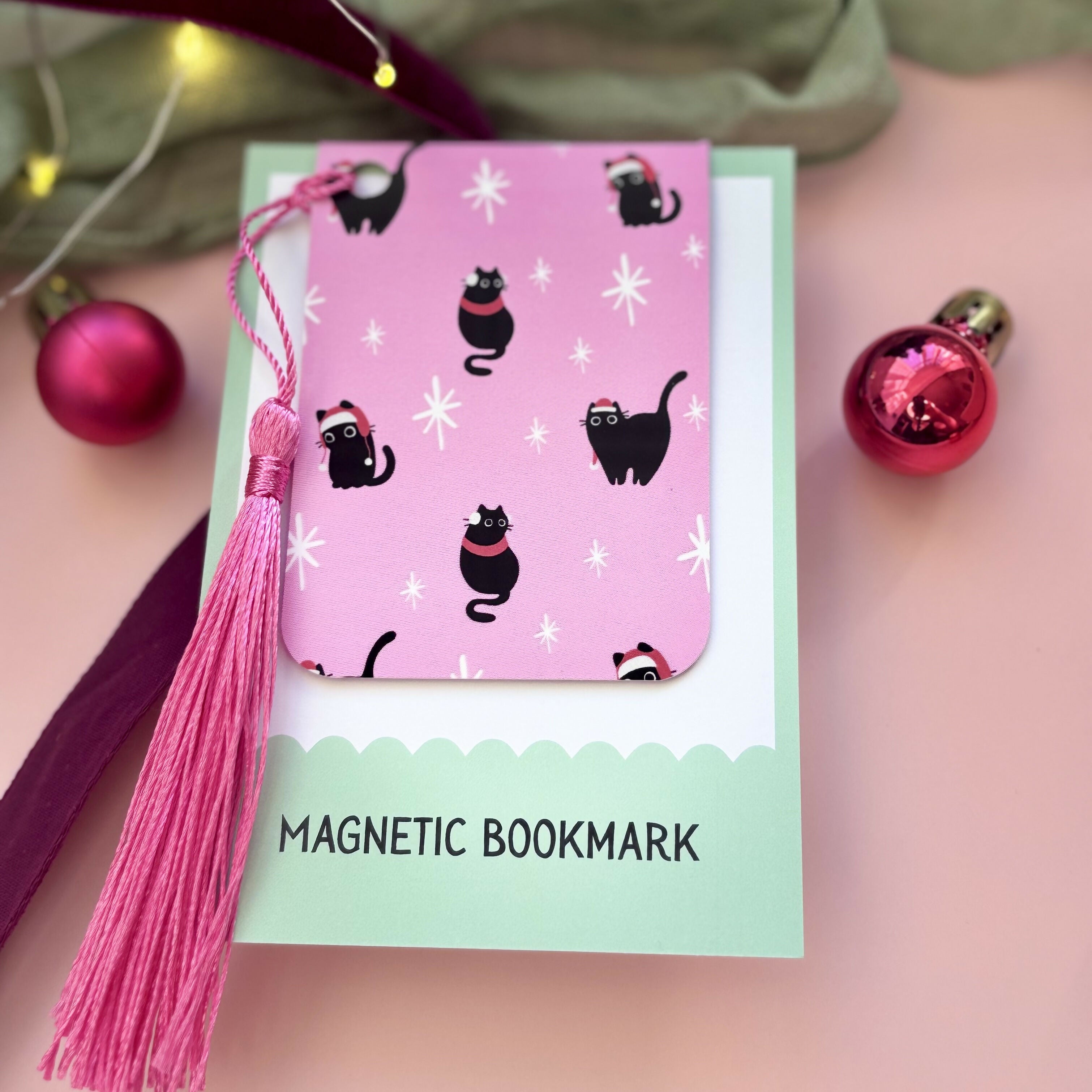 Purrfect Christmas Magnetic Bookmark