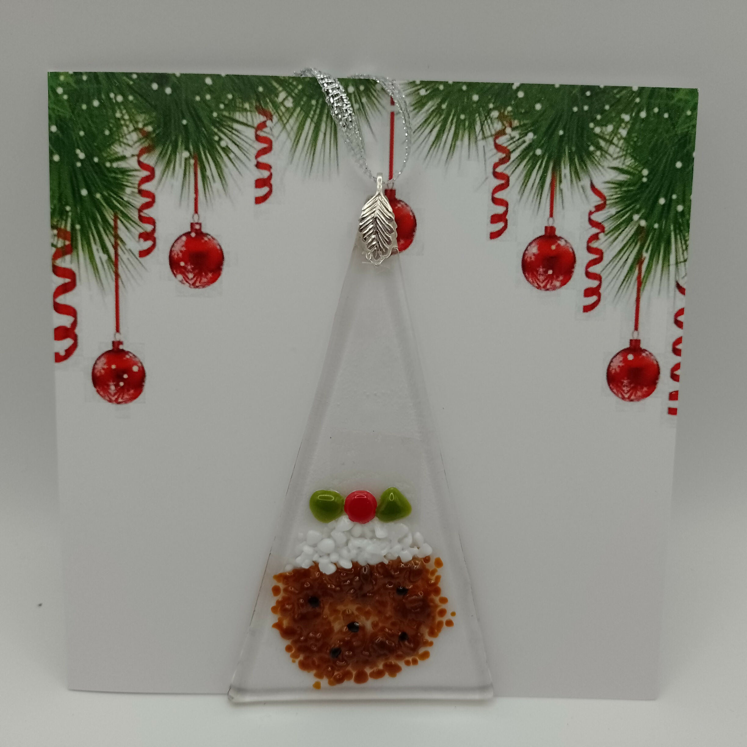 Fused Glass Christmas Card