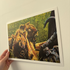 A4 Lion Print