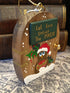 Handmade Wooden Robin Door Ornament – "Let Love Unlock The MAGIC" Cute Christmas Tree Decoration & Festive Keepsake Gift