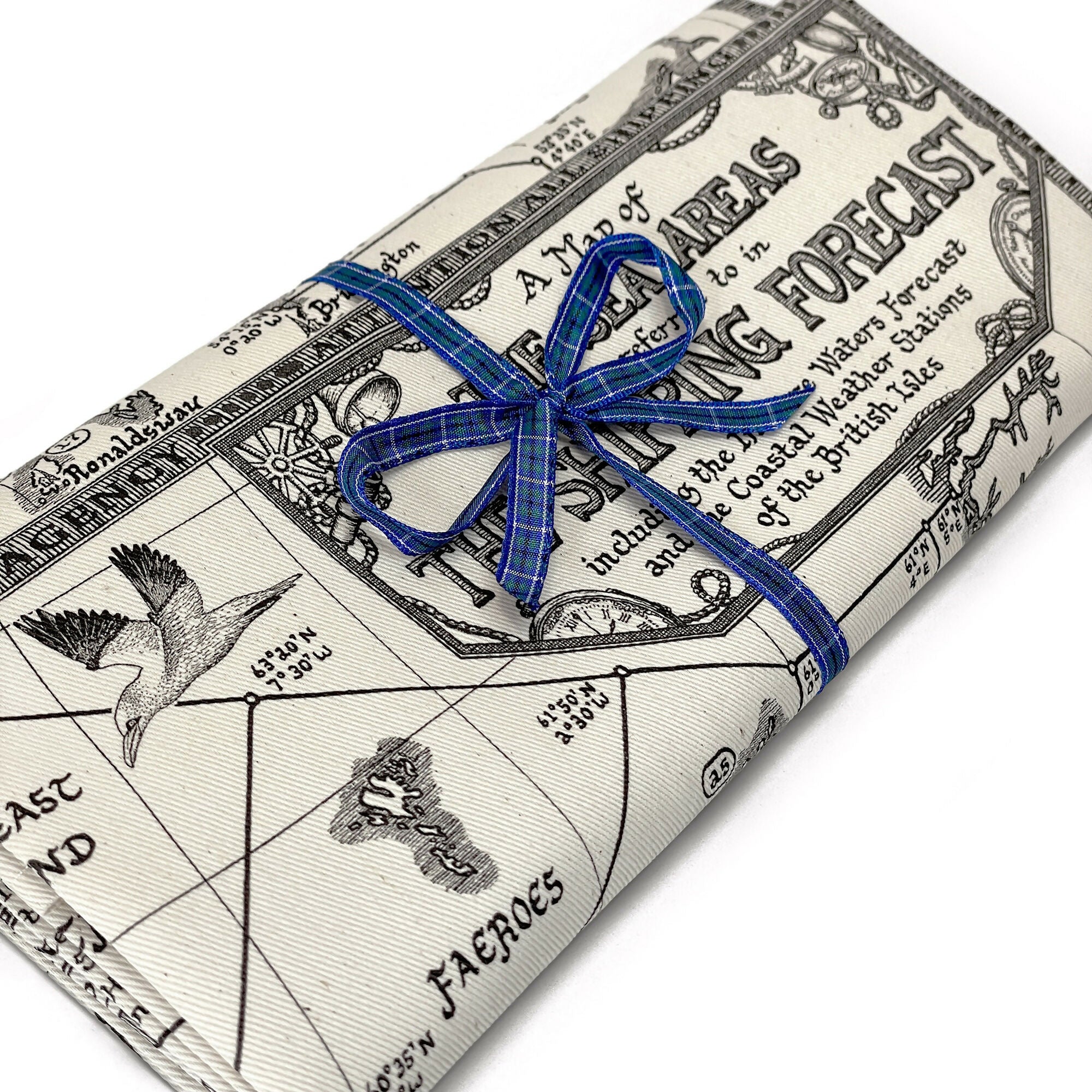 Shipping Forecast Map Tea Towel