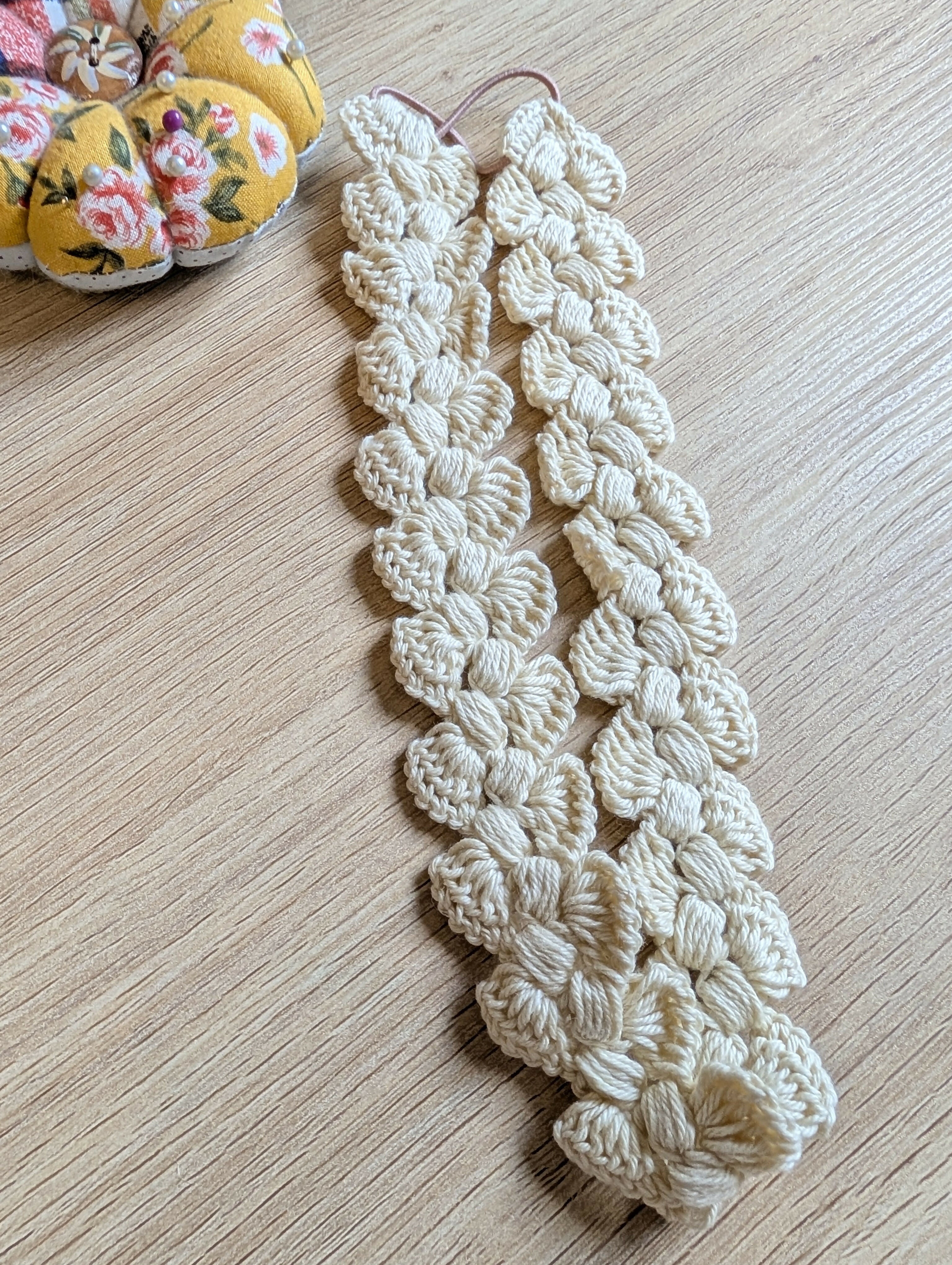 Floral Headband - Cream