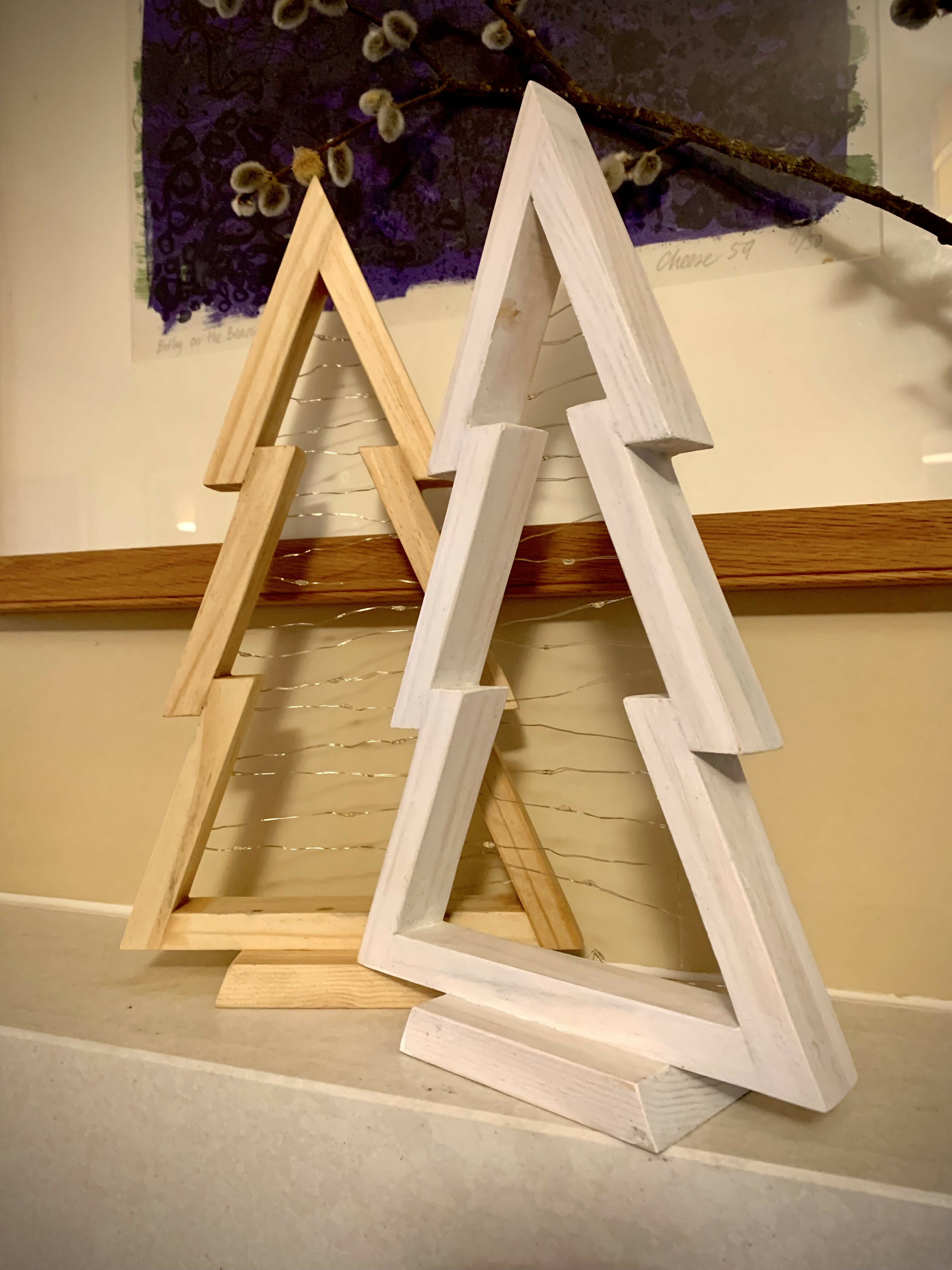 Wooden Christmas Tree Decoration