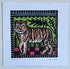 Original Linocut of a Tiger.