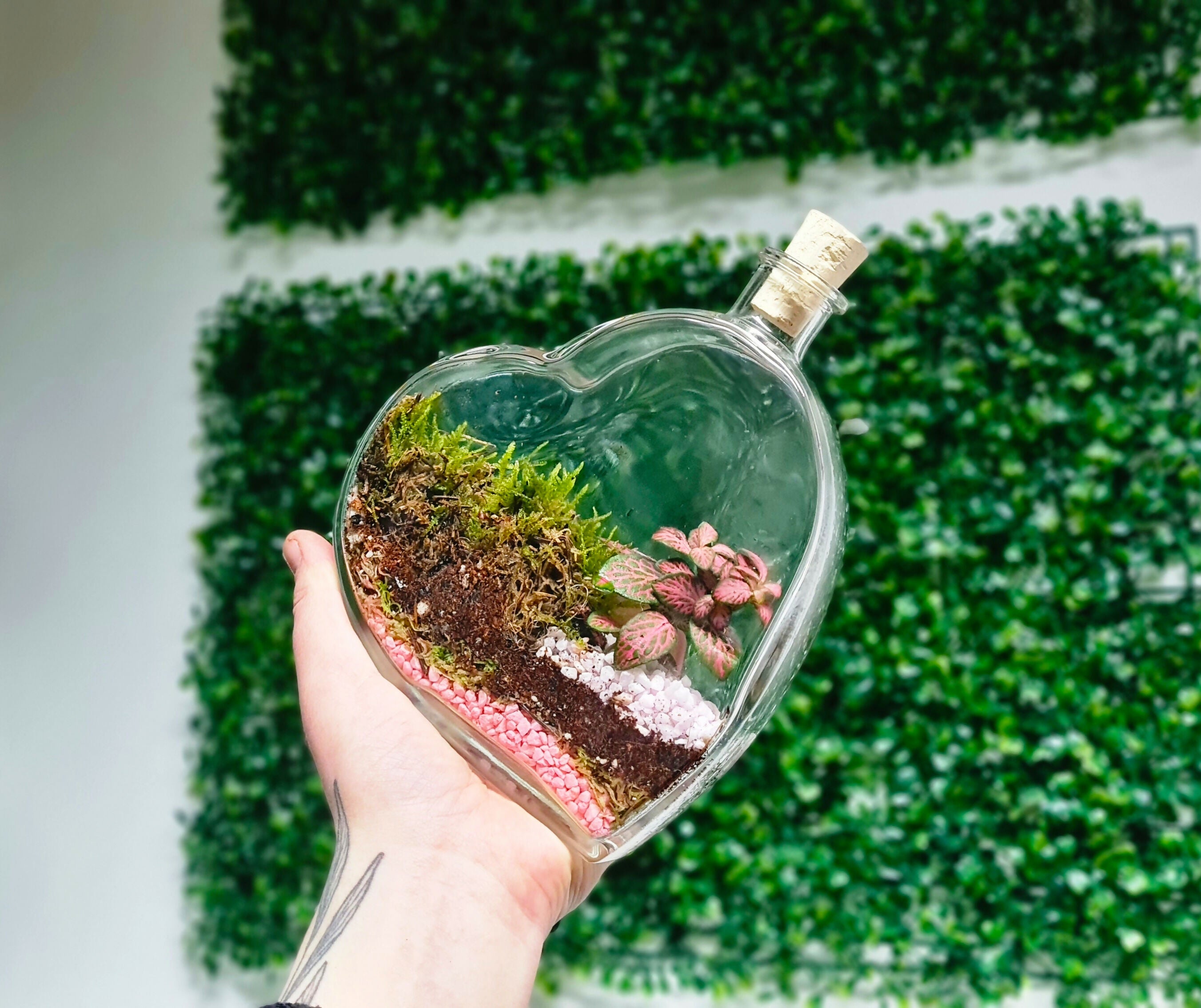 Large Heart Terrarium