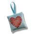 Blue Velvet Love Heart Lavender Sachet