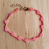 Hand-Beaded Daisy Bracelet with Clasp – Dainty Pastel Floral Design