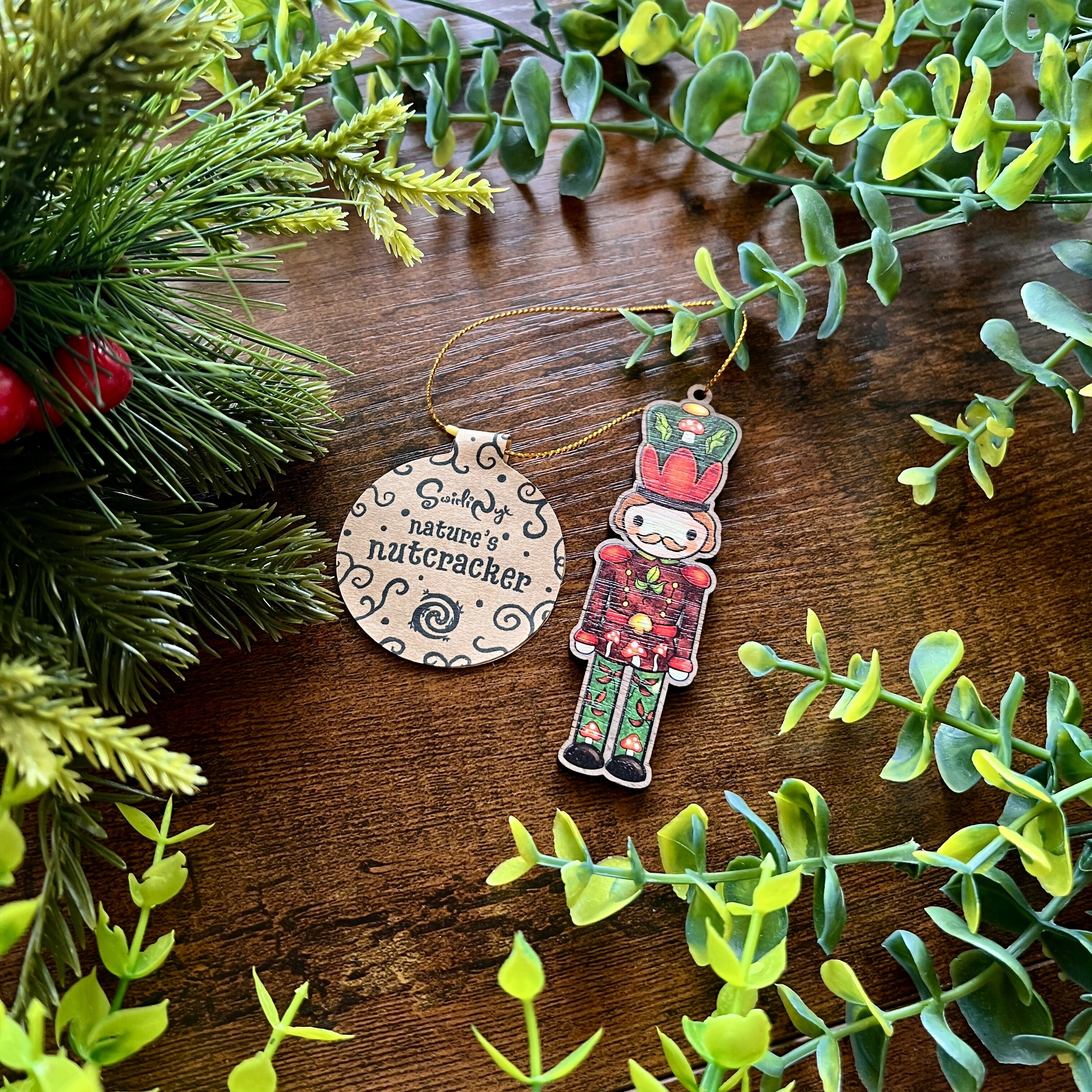 'Hans' Nutcracker Wooden Decoration