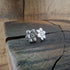 Handmade Silver Flower Studs