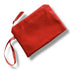 Red Love Hearts Velvet Zip-Up Pouch