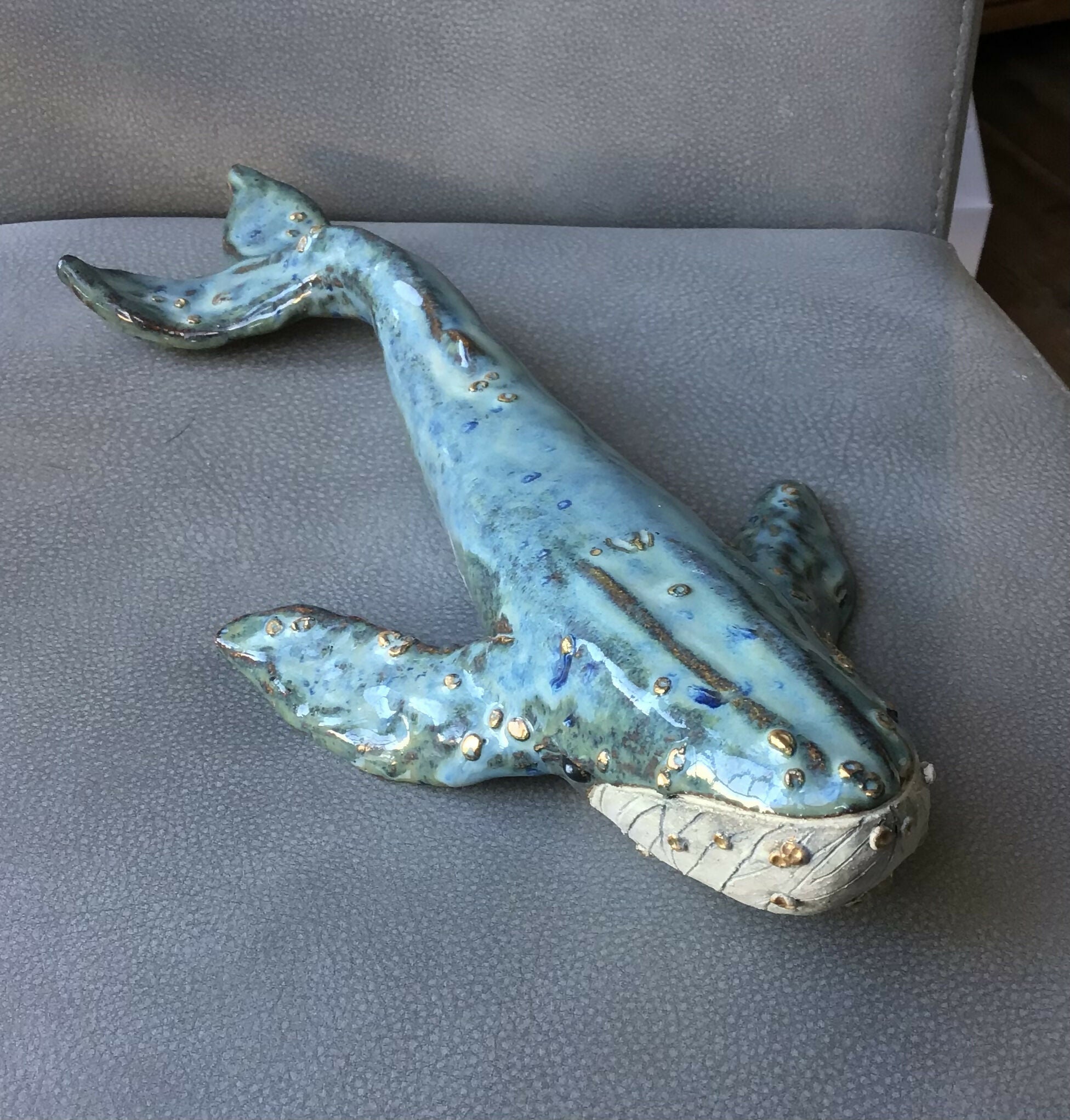Large Ceramic Whale