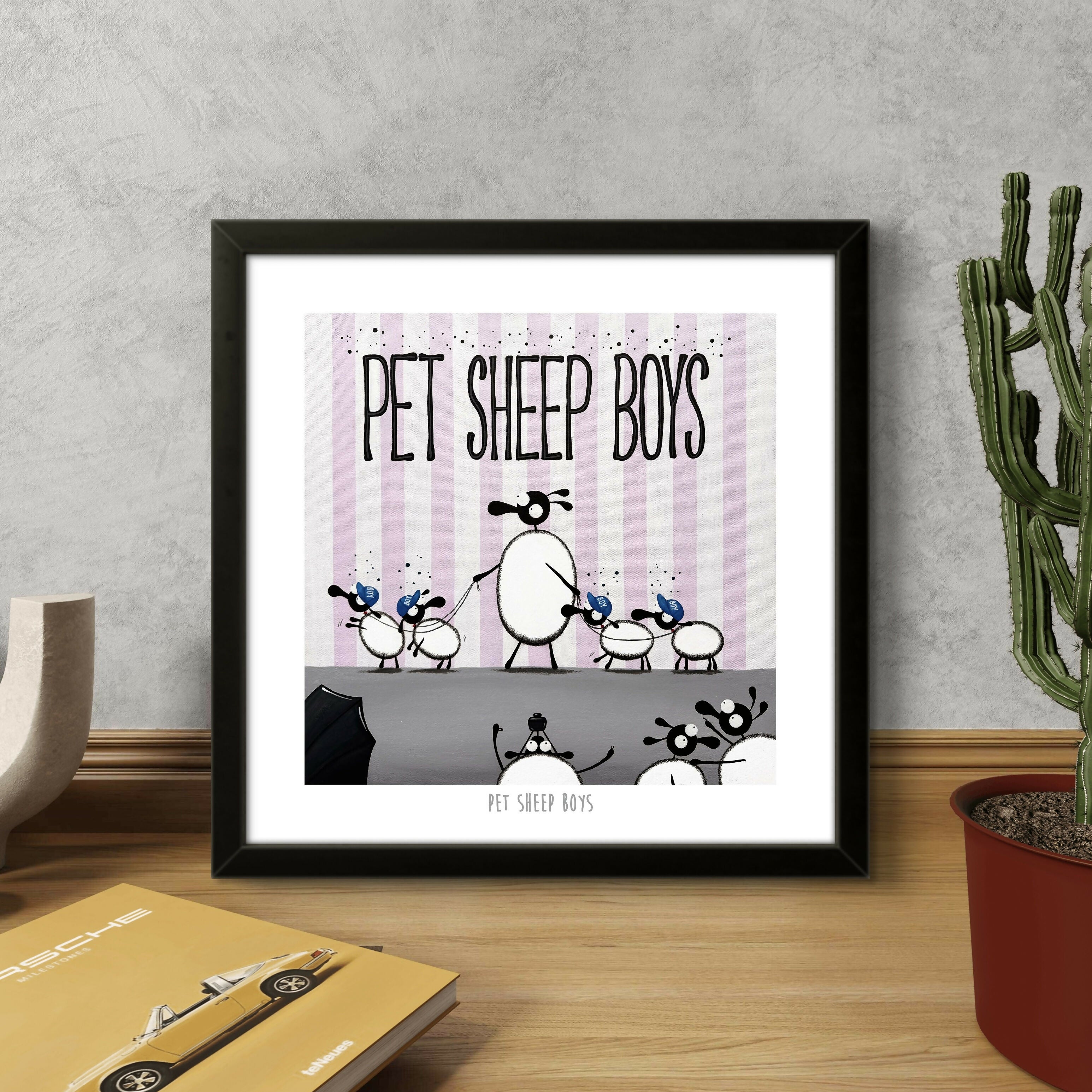 Pet Sheep Boys - 10” Print