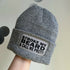 Stroke My Beard Cuffed Rectangular Patch Beanie Hat
