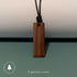 Minimalist Solid Wood Rectangle Pendant