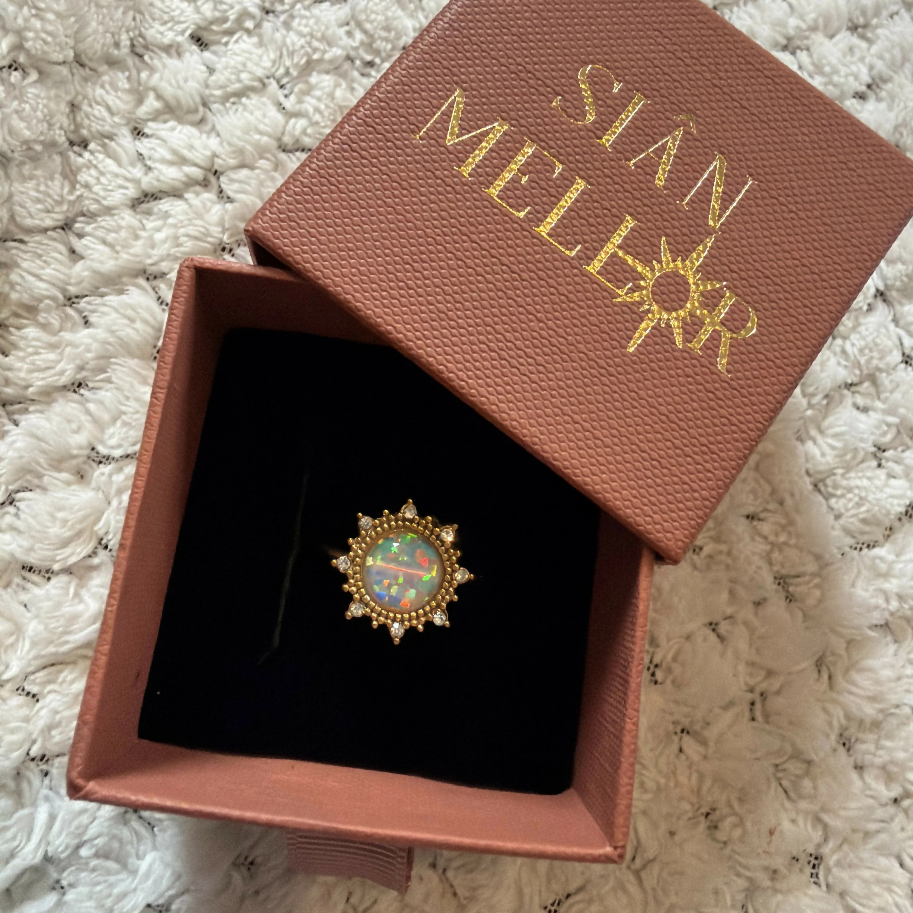 Moonlight Round Extendable Ring