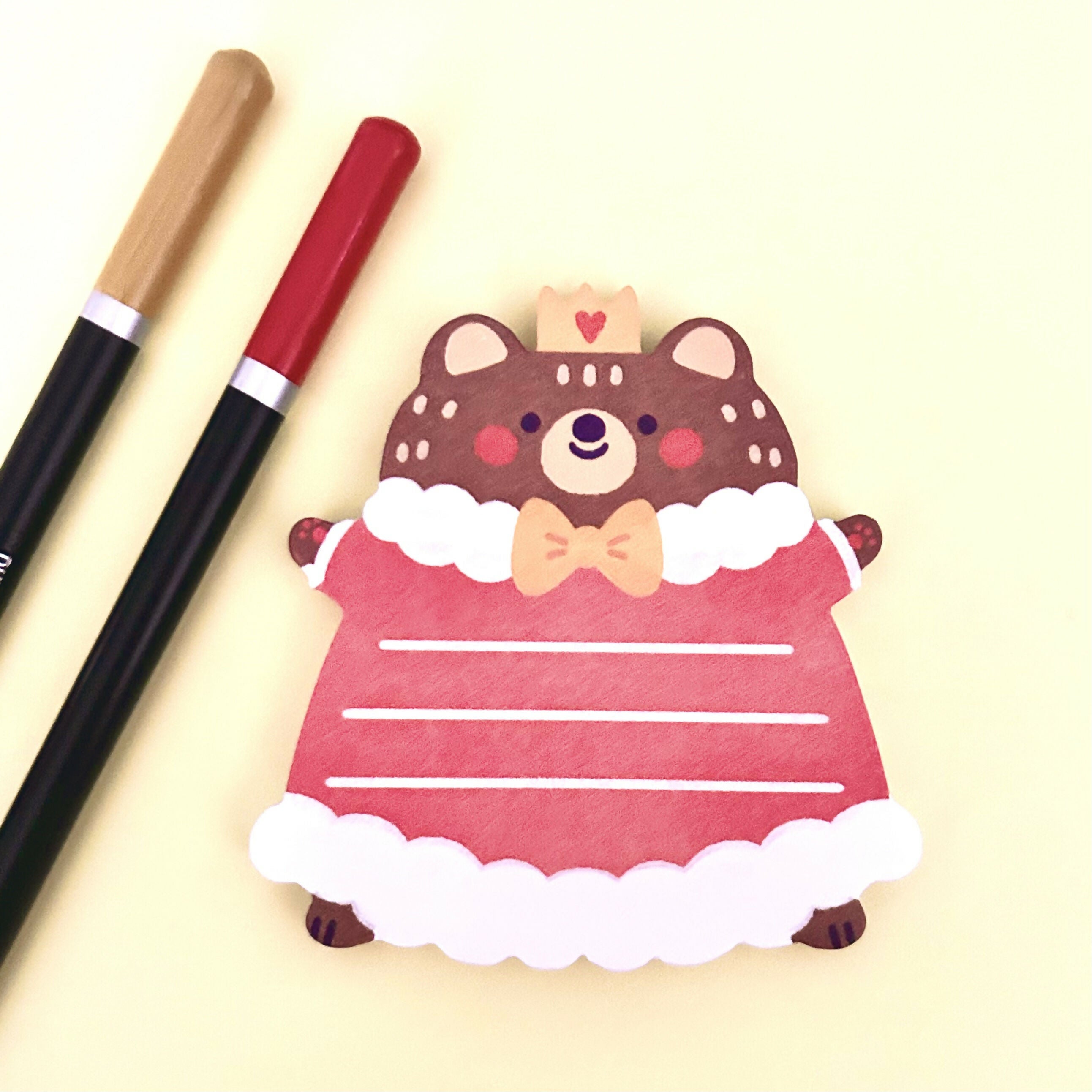 Royal Bear Sticky Notes