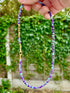 Double clasp rondel bead necklace/charm