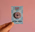 Rat Pattern Button Badge