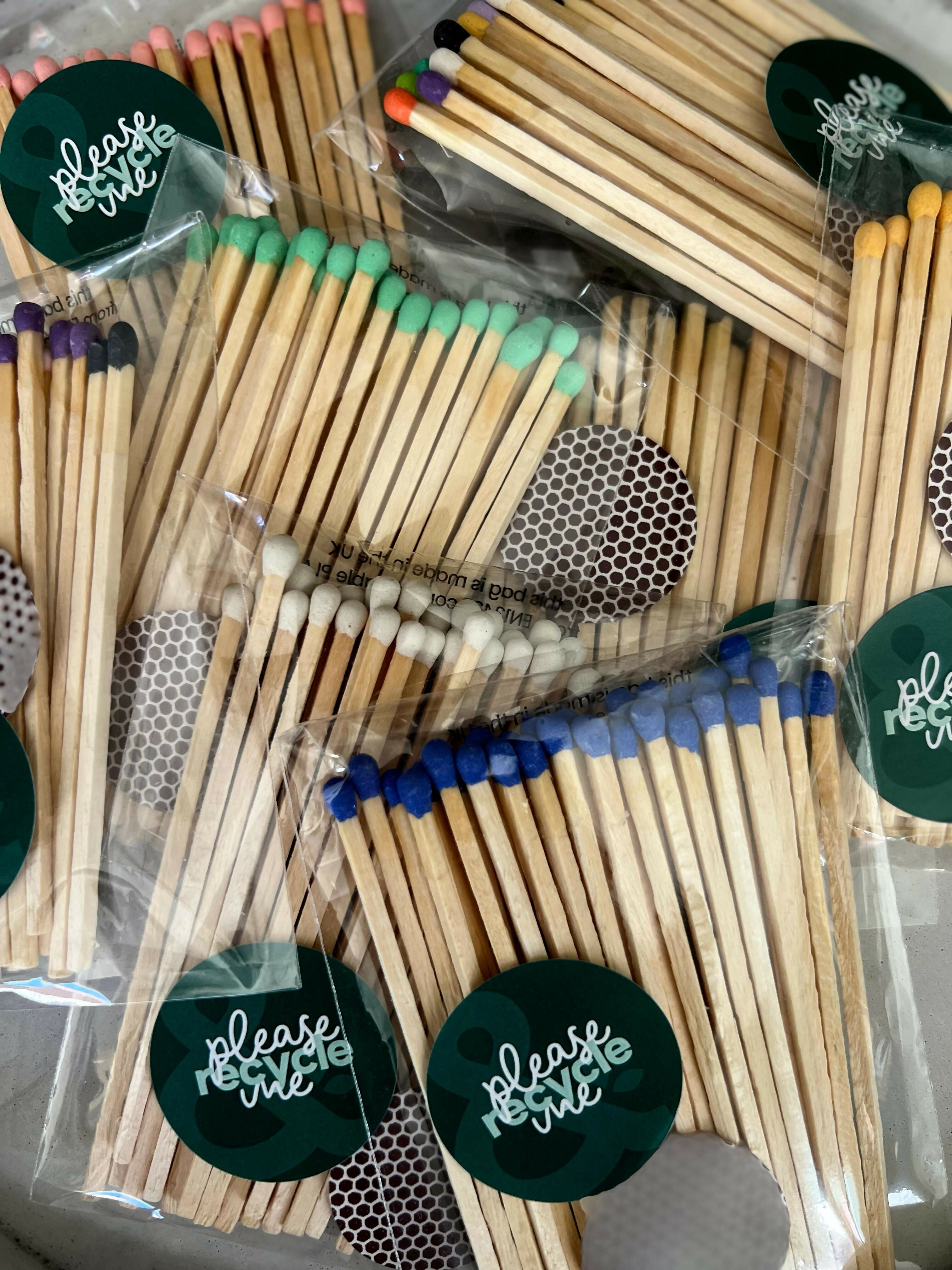 30 Rainbow Matches Refill Pack