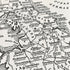 Roman Britain Map Hand Drawn Fine Art Print