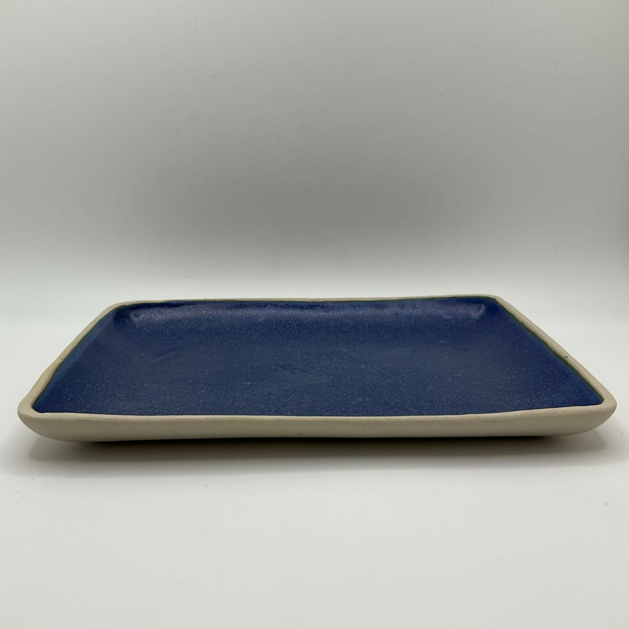 Blue Small Rectangle Plate