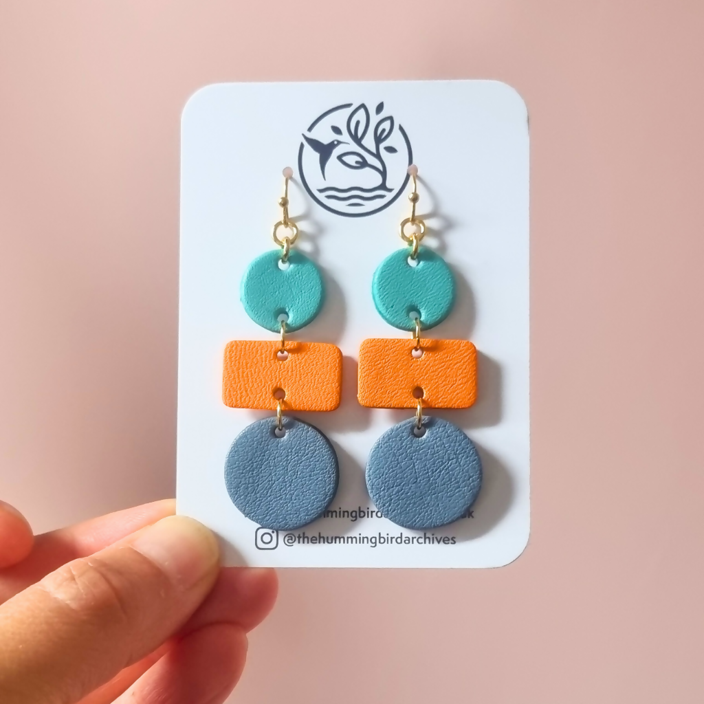 Turq:Orange:Dark Blue