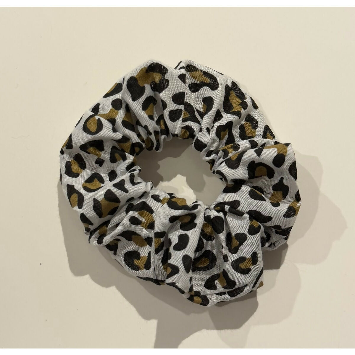 Leopard Print Hair Scrunchie