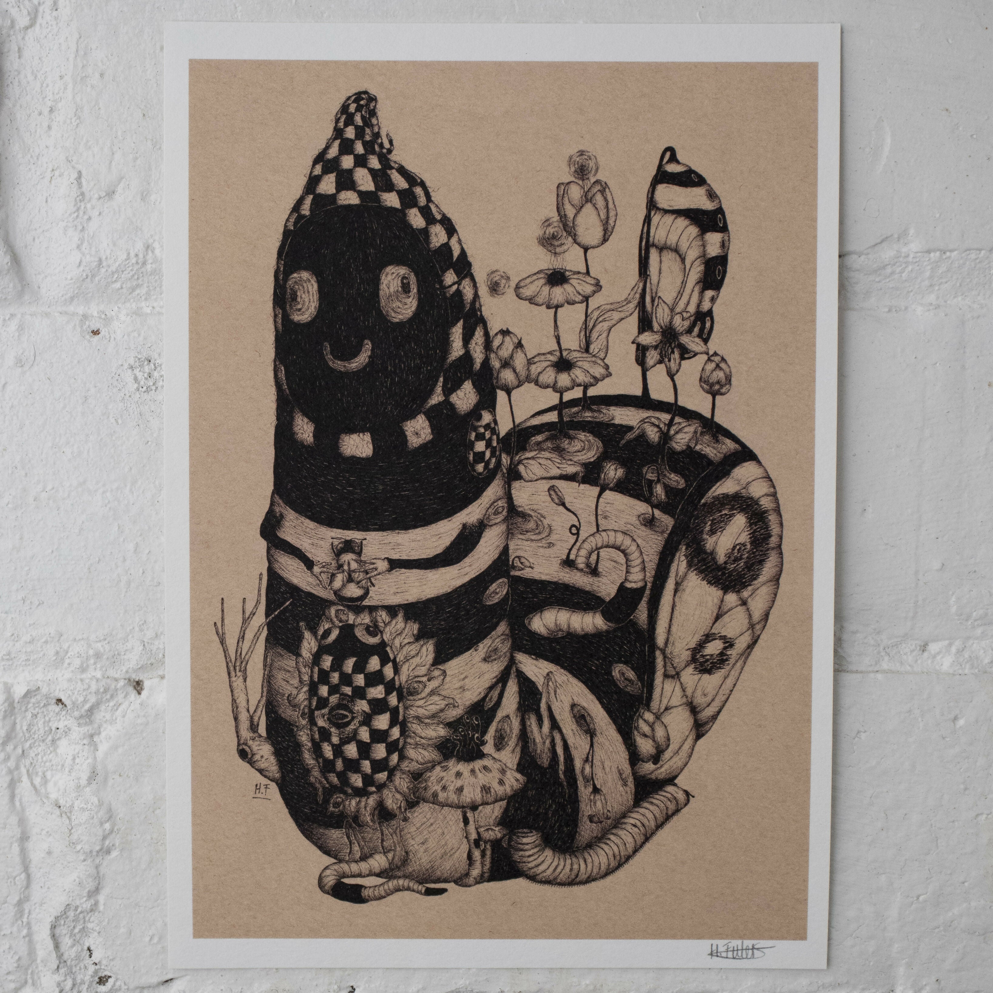A5 Whimsical Nature Art Print