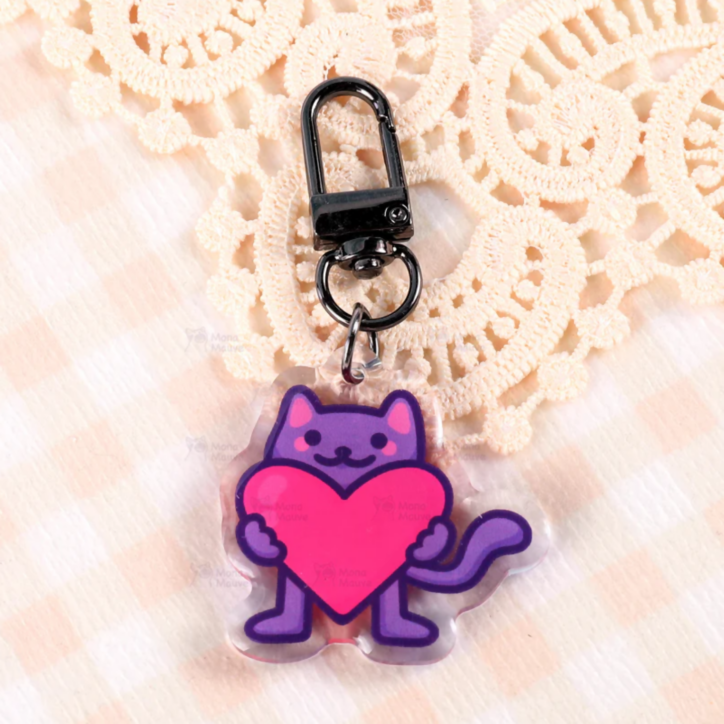 Epoxy Cat Keychain | Cute Cat Bag Charm | Multiple Designs