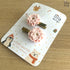 FESTIVE Hair Clip Set - 2 Primroses Snaps