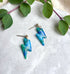 Ocean Dream Collection - Small Lightening Bolts Polymer Clay Earrings