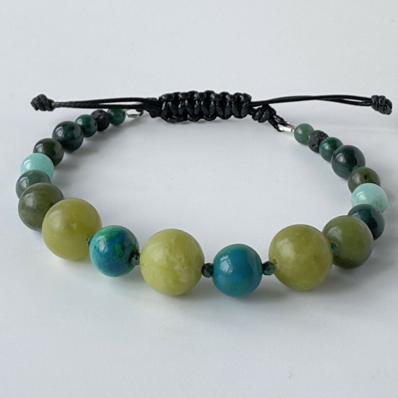 TRUST EXTENDED BRACELET | STERLING SILVER & STONE BRACELET FOR CONNECTION