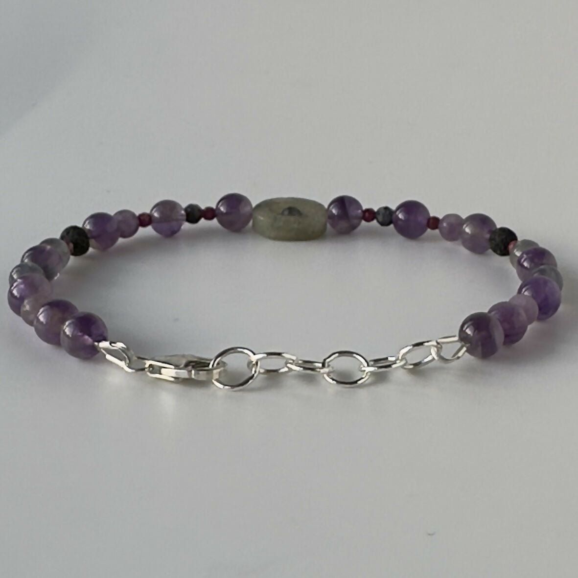 VISION BRACELET | STERLING SILVER & STONE BRACELET FOR PERCEPTION