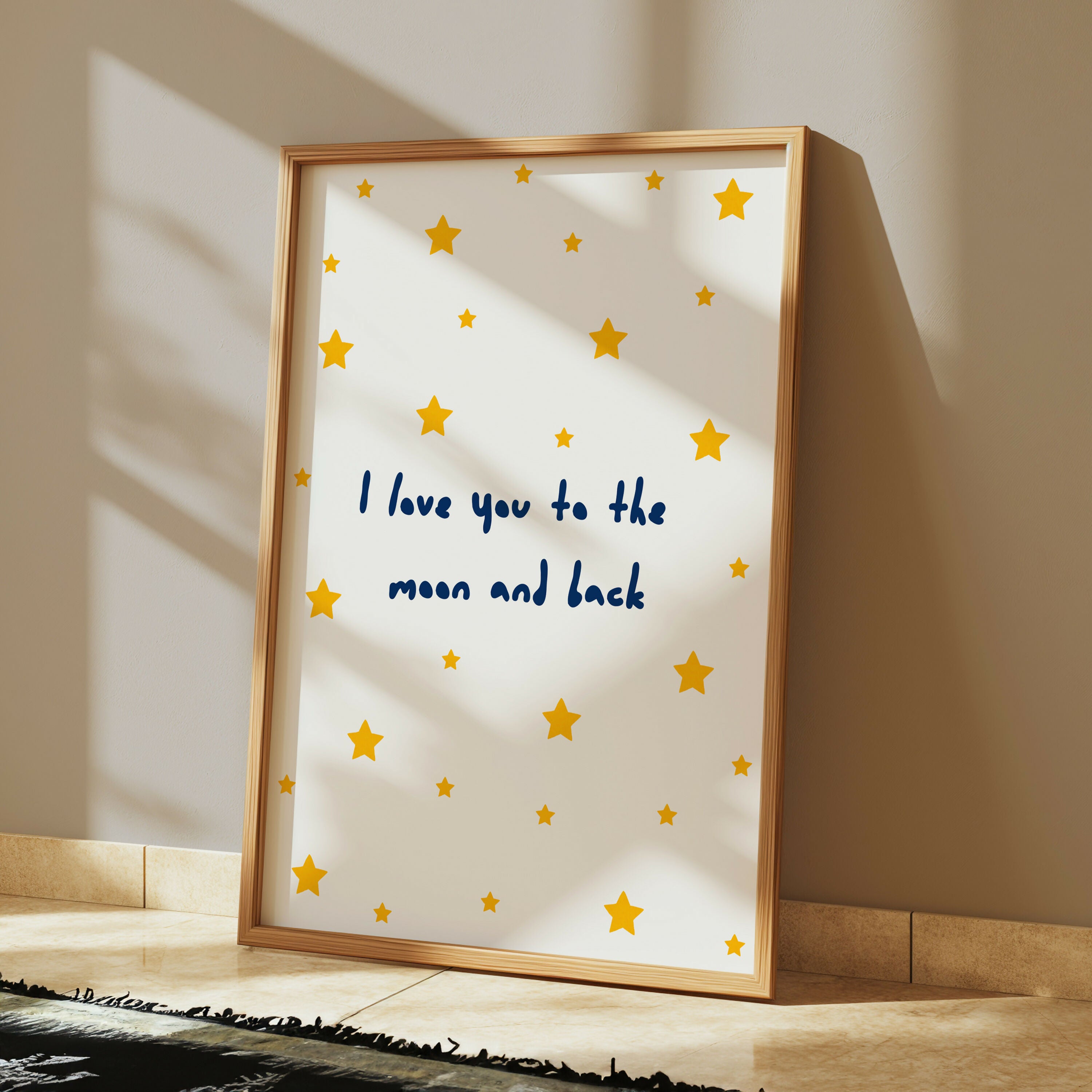 Love You To The Moon And Back Print