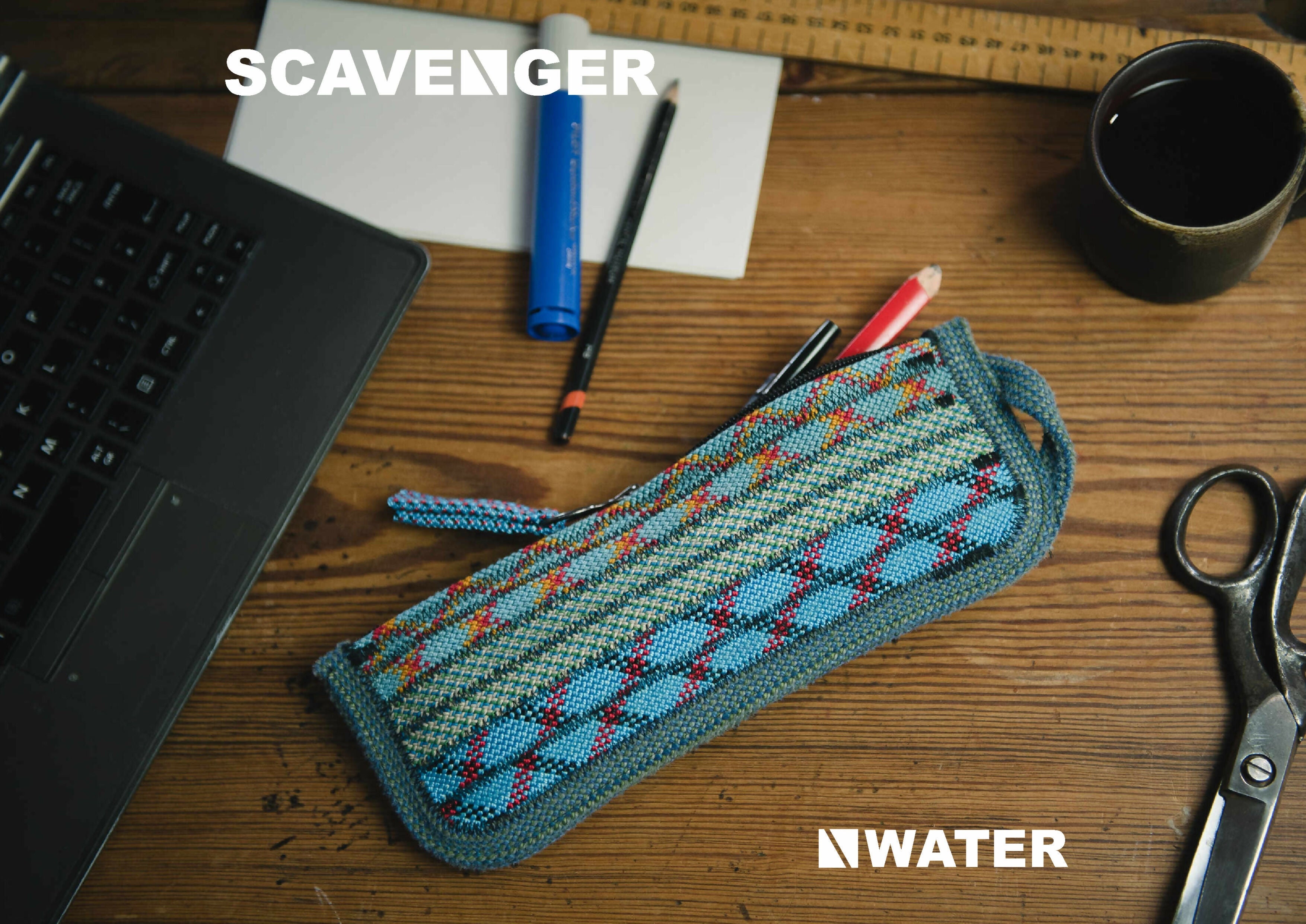 Recycled Climbing Rope Zip Pouch Large