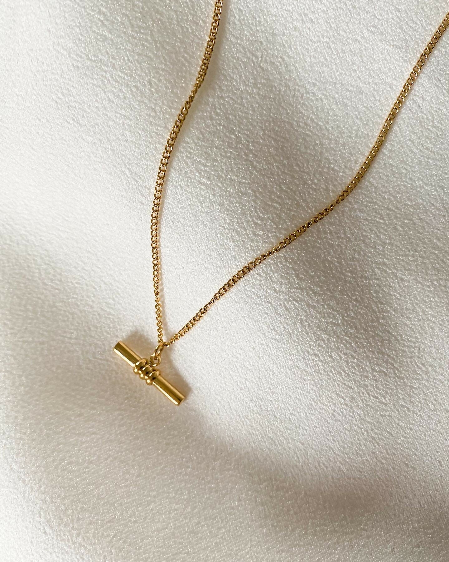 T-Bar Pendant Necklace