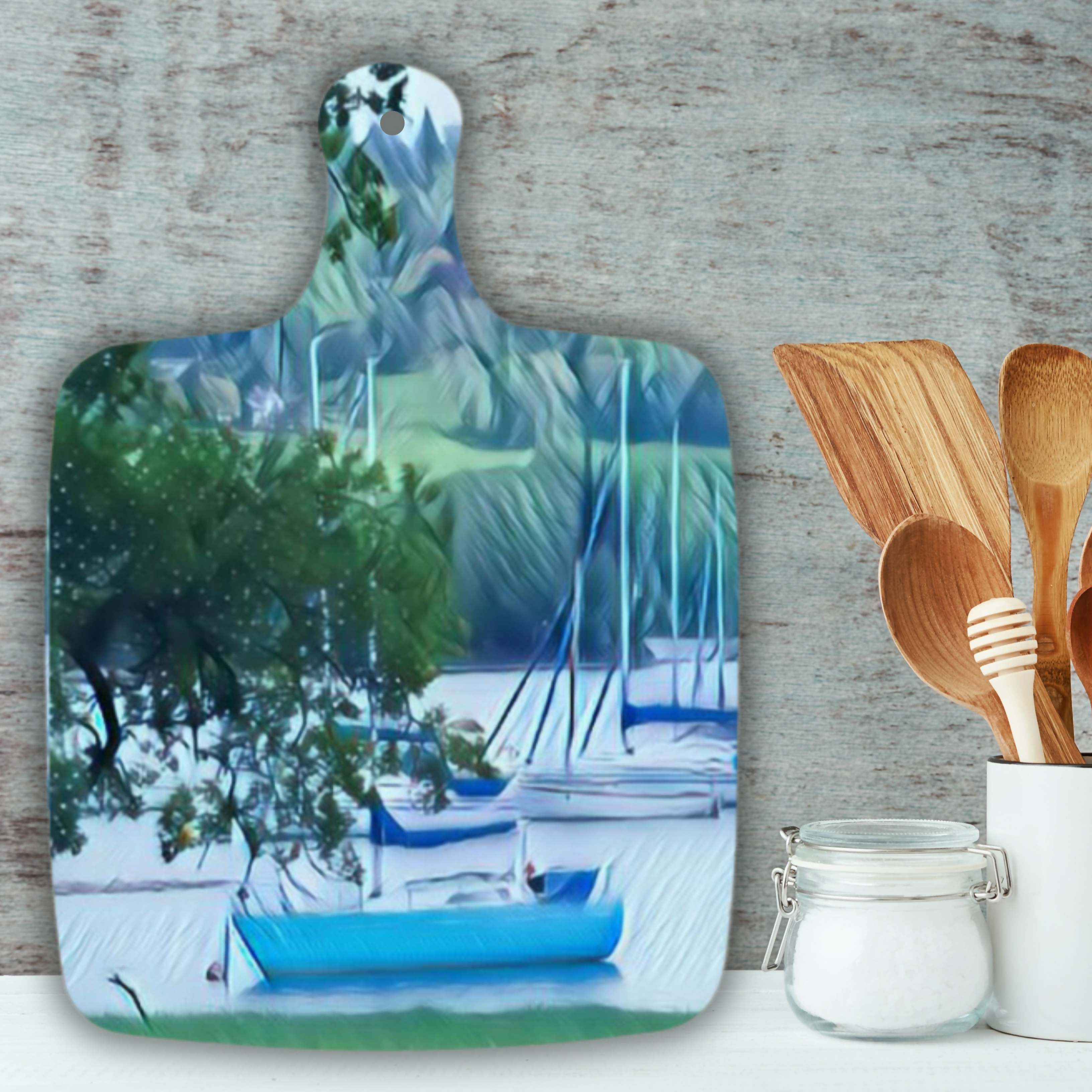 MELAMINE CHOPPING BOARD - BOATING DESIGN
