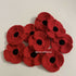 Crochet Poppy Pin