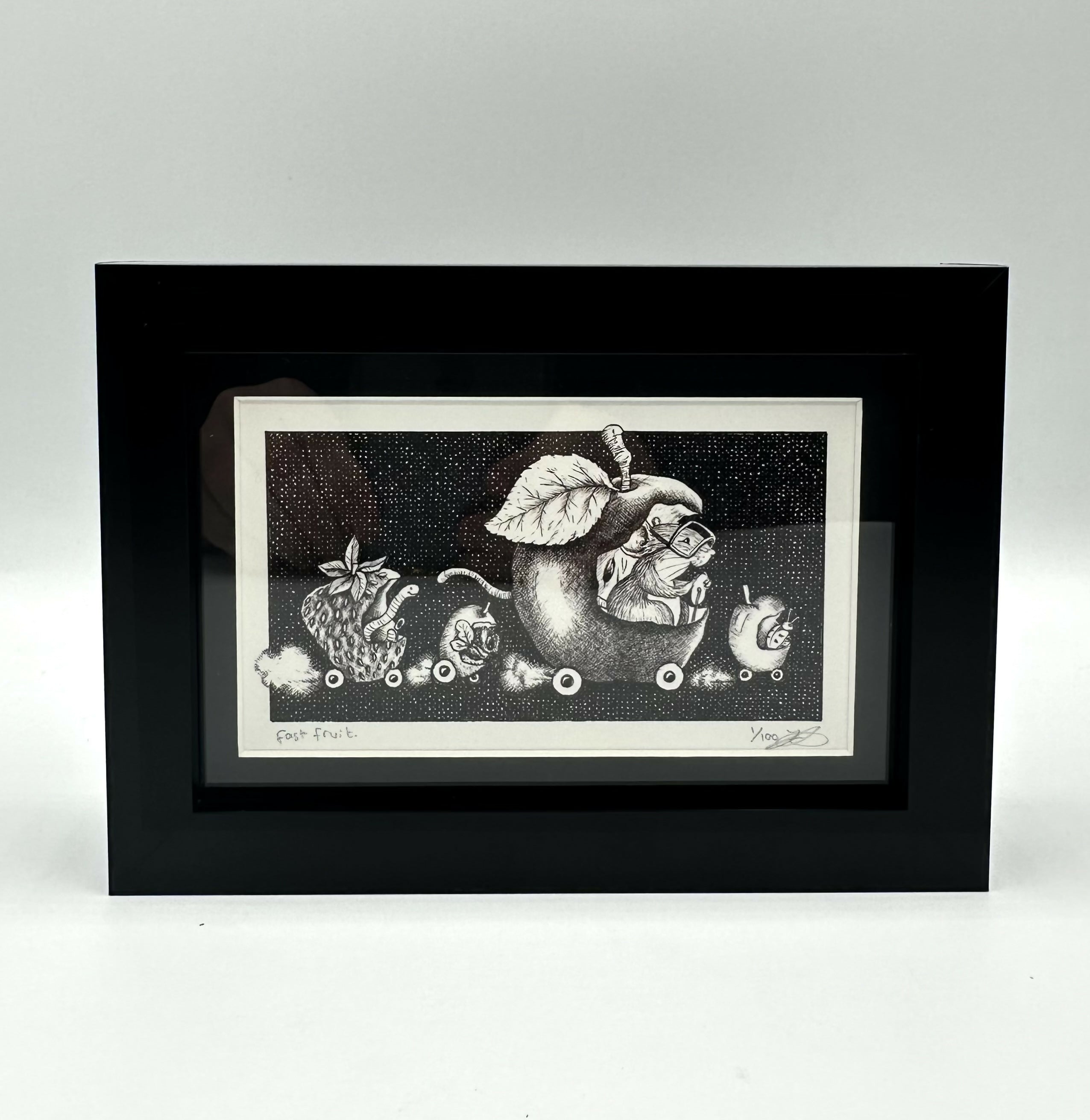 Fast Fruit - Framed Limited Edition Print by Jenny Davies