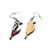 Spotted Woodpecker Dangle Earrings