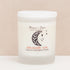 Rhubarb Gin Glass Jar Soy Wax Candle In A Frosted Glass Jar