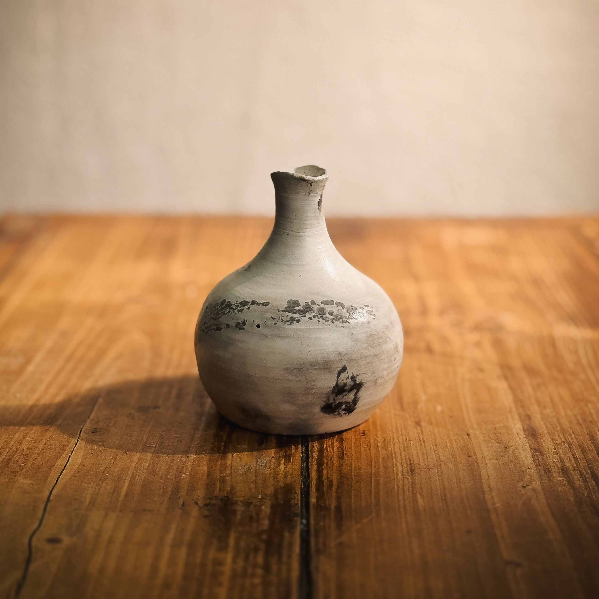 Handmade Long Neck Pit fired Vessel