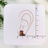 Beaver Stud Earrings