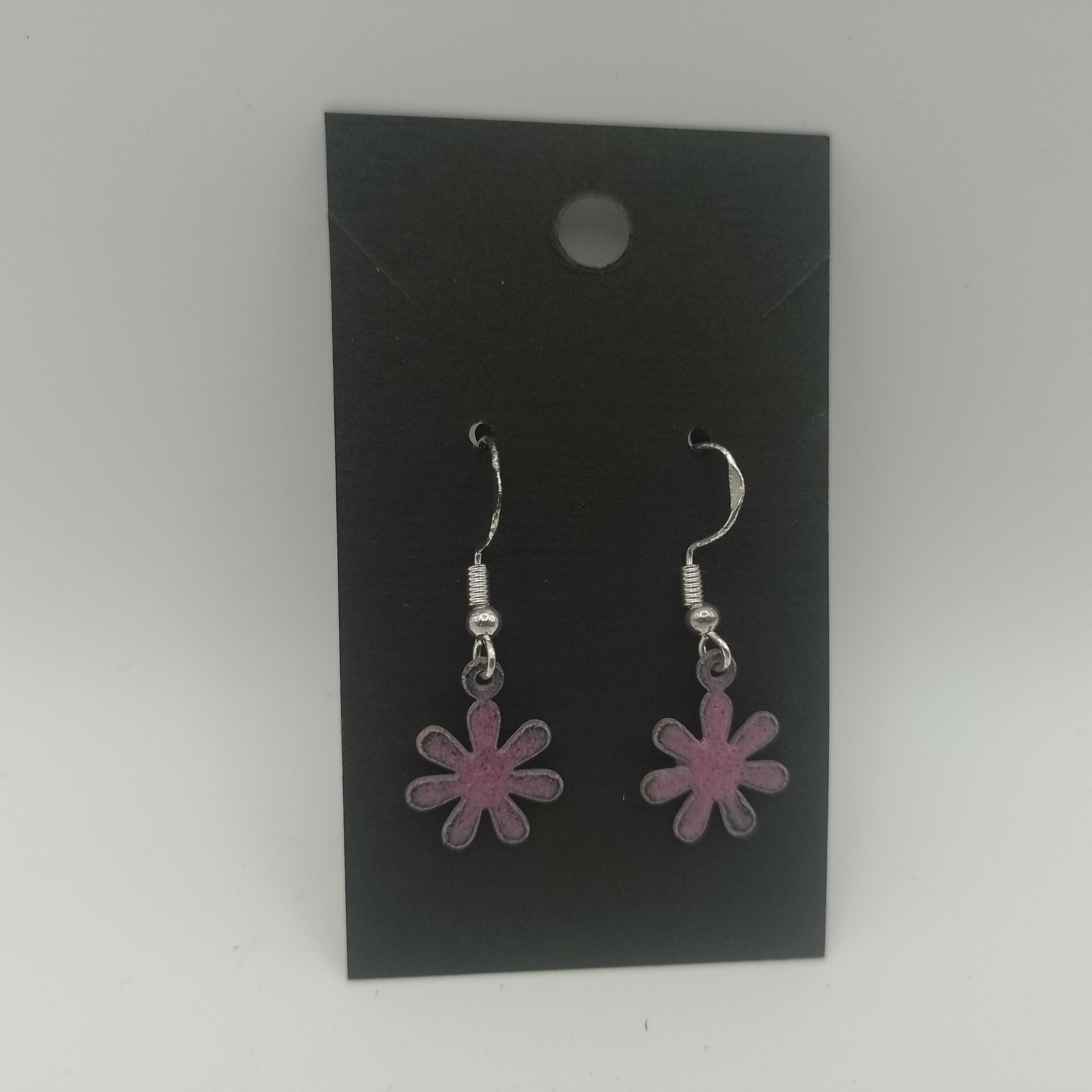 Enamel Flower Earrings