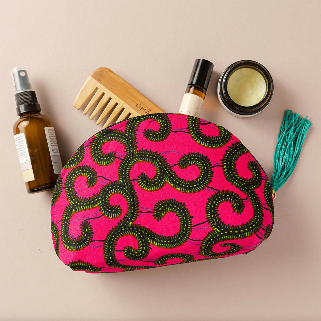 Cosmetic Pouch with wipe clean Vinyl Lining various prints