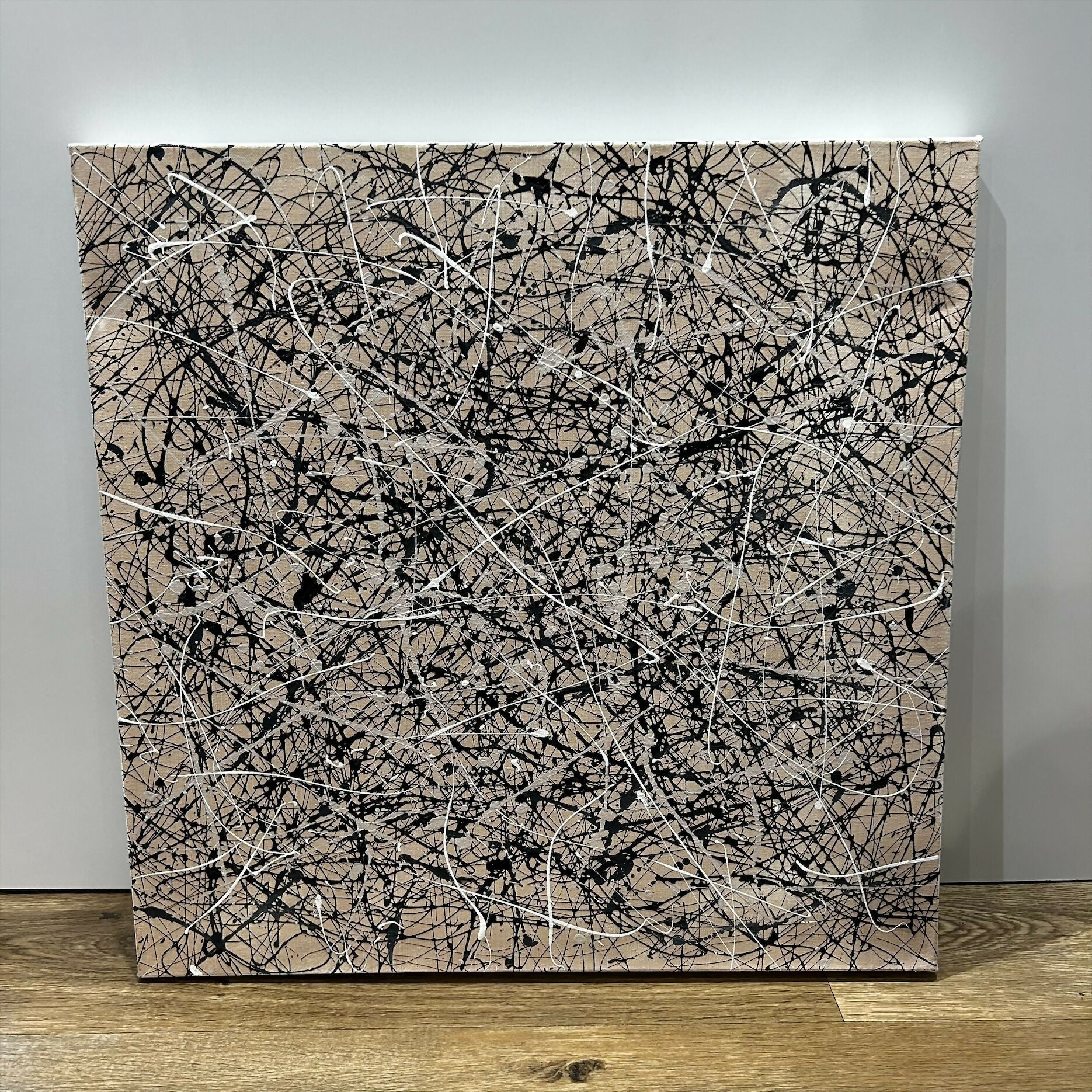 Homage To Pollock Abstract Original Painting